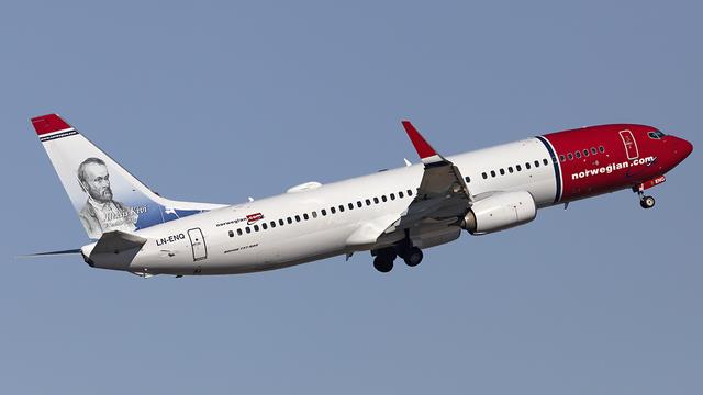 LN-ENQ:Boeing 737-800:Norwegian Air Shuttle
